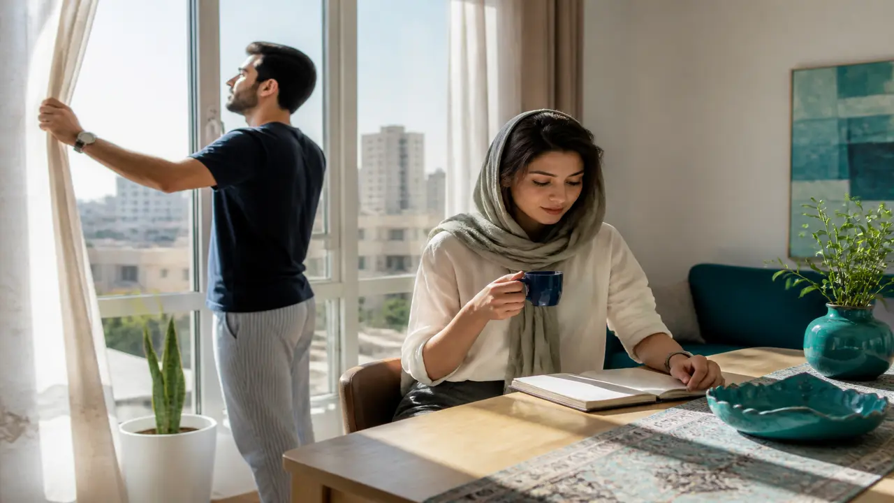 نمایی از عادات روزانه سالم برای بهبود خواب