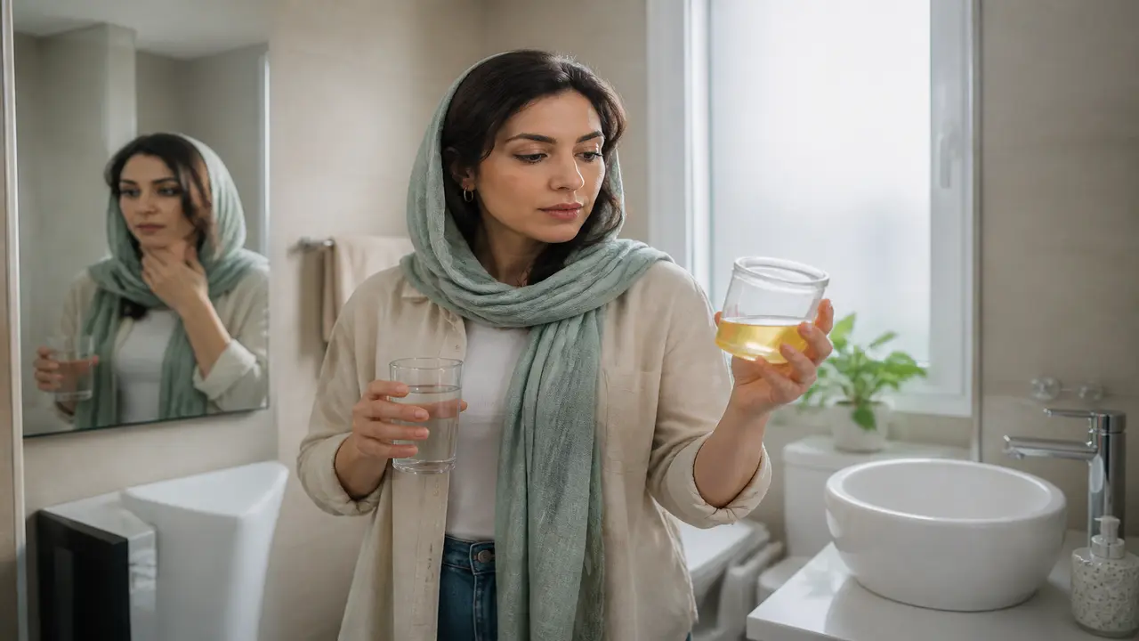 بررسی تشنگی و رنگ ادرار برای ارزیابی آبرسانی بدن