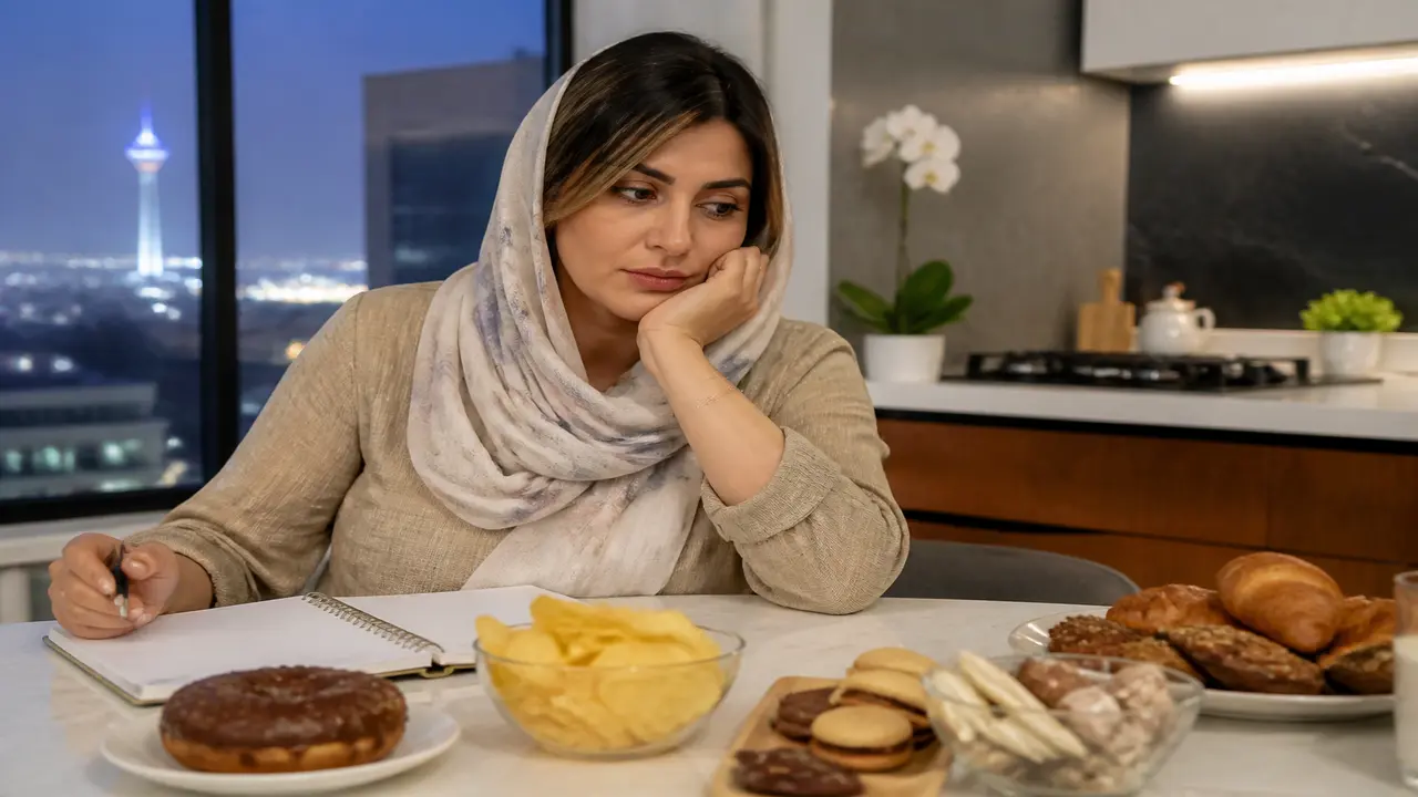 چرخه محدودیت غذایی و پرخوری در رژیم