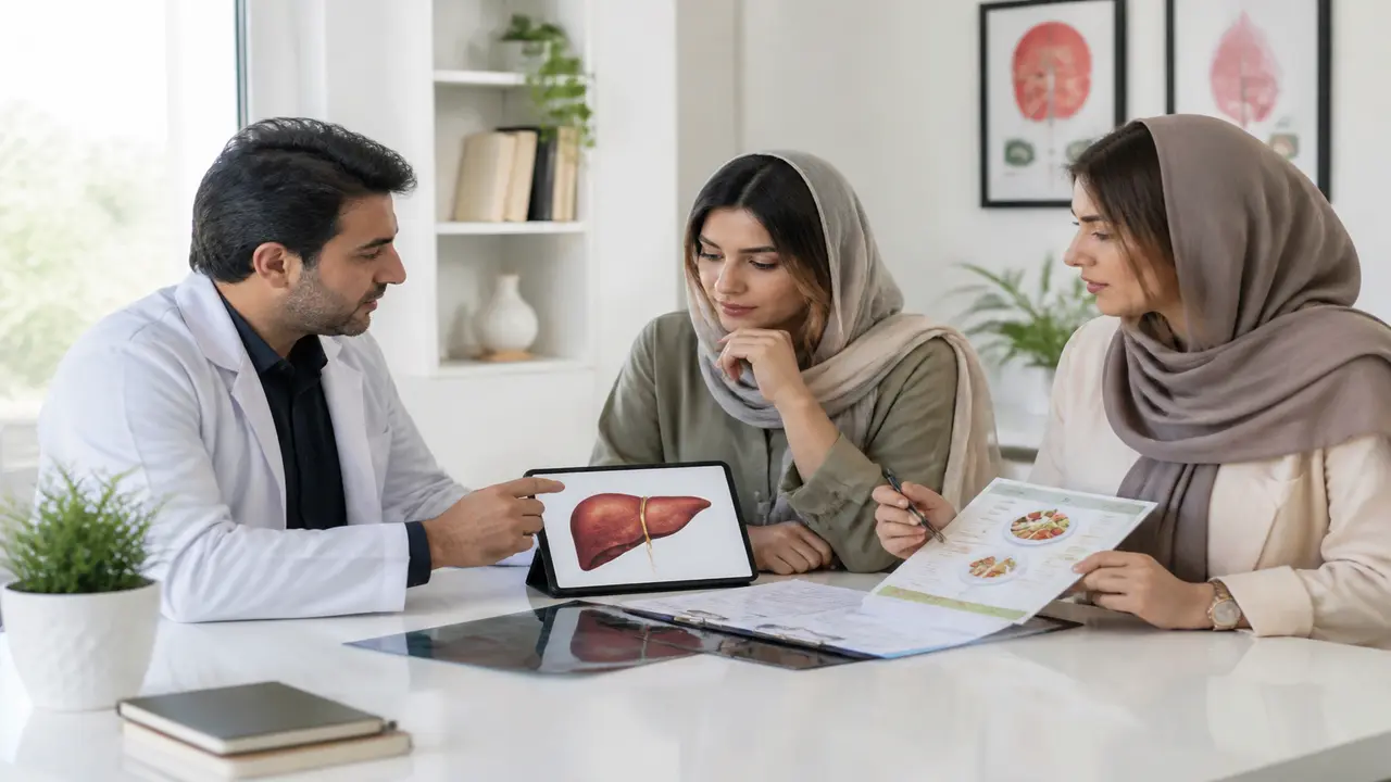 مشاوره پزشک و متخصص تغذیه برای بیلی روبین بالا
