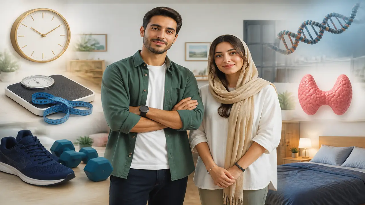 عوامل مختلف موثر بر نیاز کالری روزانه بدن