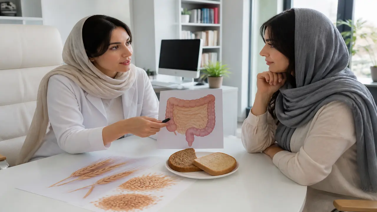 مشاوره درباره مزایا و مضرات گلوتن با متخصص