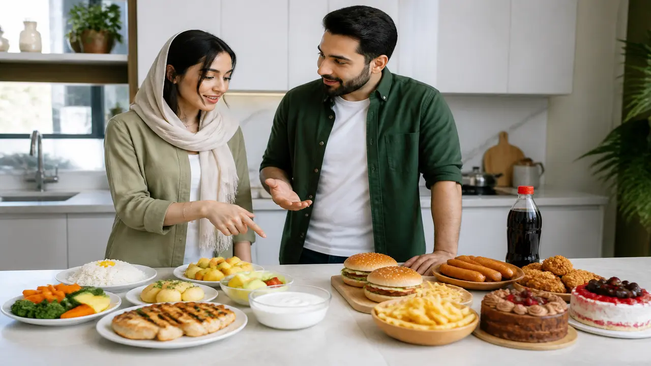 مقایسه غذاهای کم‌چرب و غذاهای پرچرب بعد از عمل کیسه صفرا