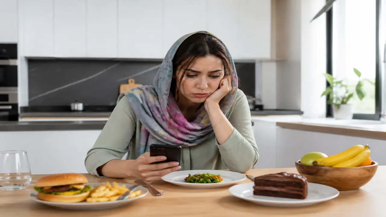 درگیری ذهنی با غذا و کالری در رژیم سخت