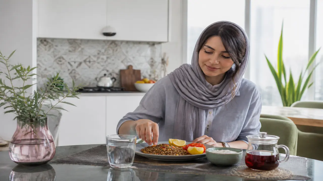میز ایرانی با غذاهایی که جذب مواد معدنی را کم و زیاد می‌کنند