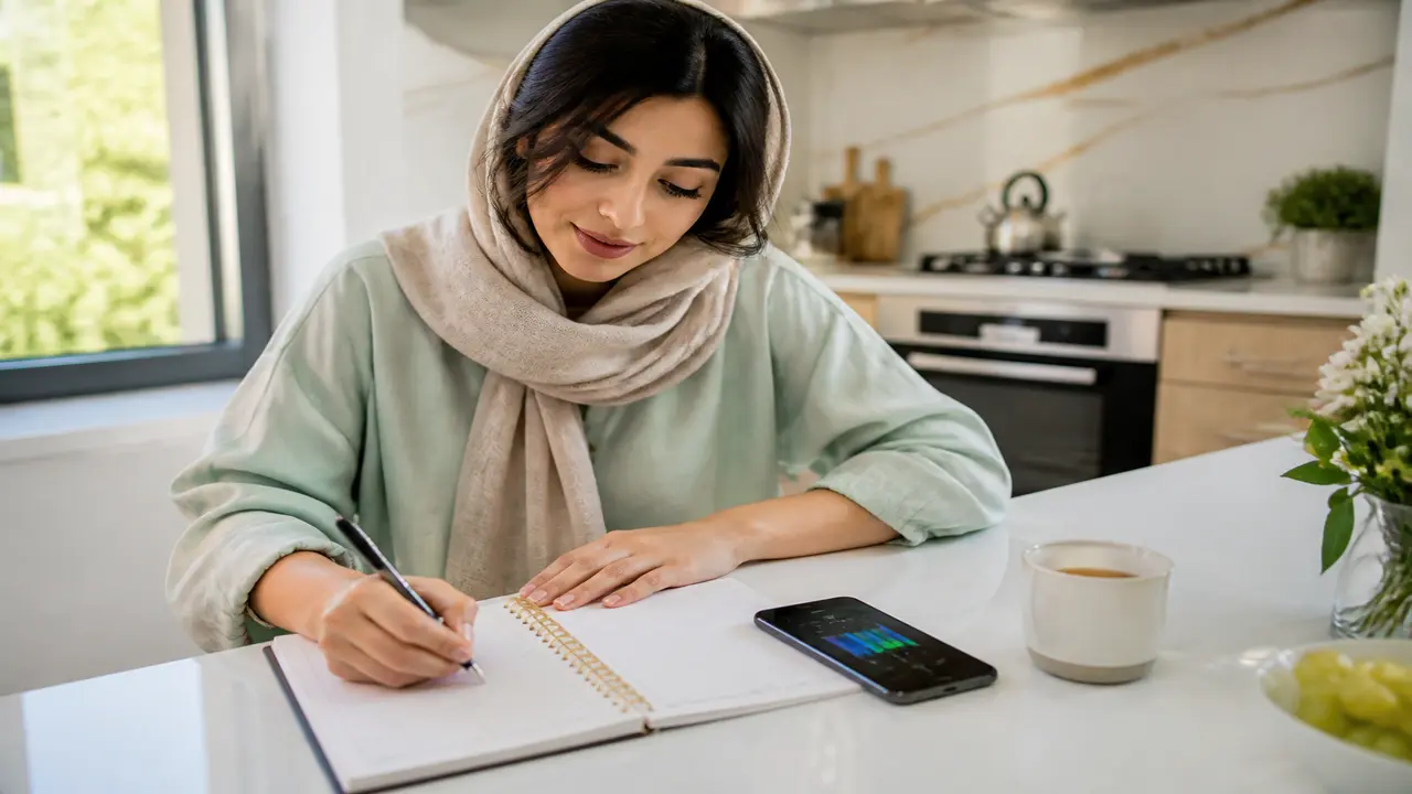 ثبت ساعت خواب و بیداری در دفترچه برای پیدا کردن نیاز واقعی خواب