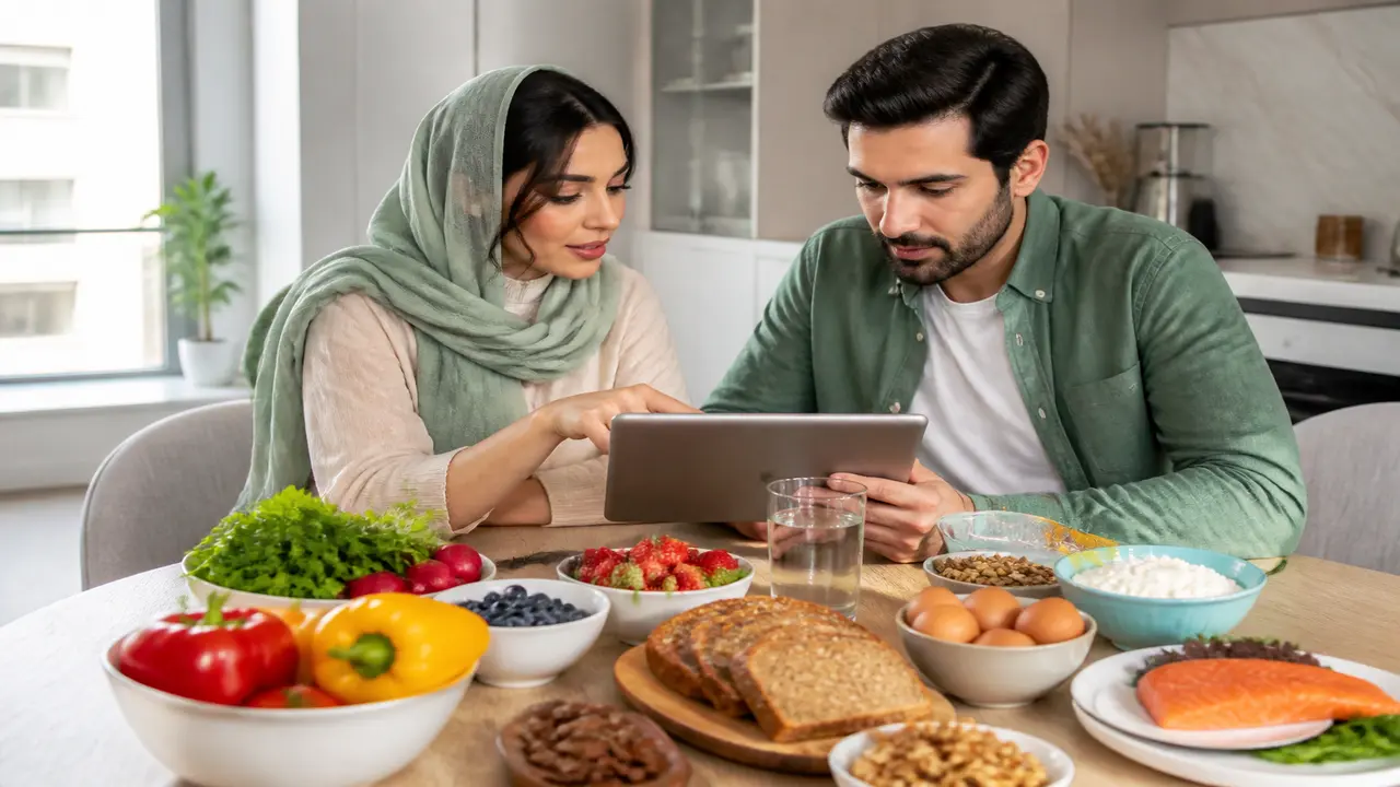 نمای کلی ویتامین های ضروری روزانه در یک سبک زندگی سالم