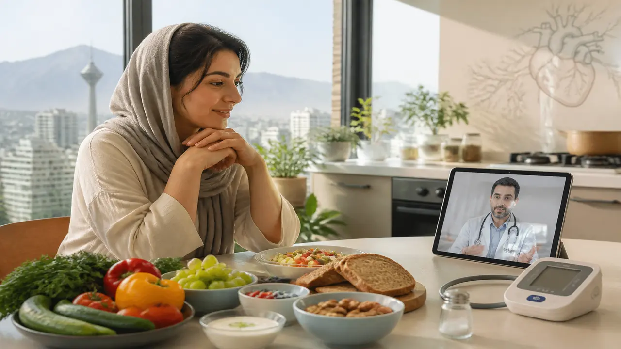 نمای کلی رژیم دش و تاثیر آن بر فشار خون