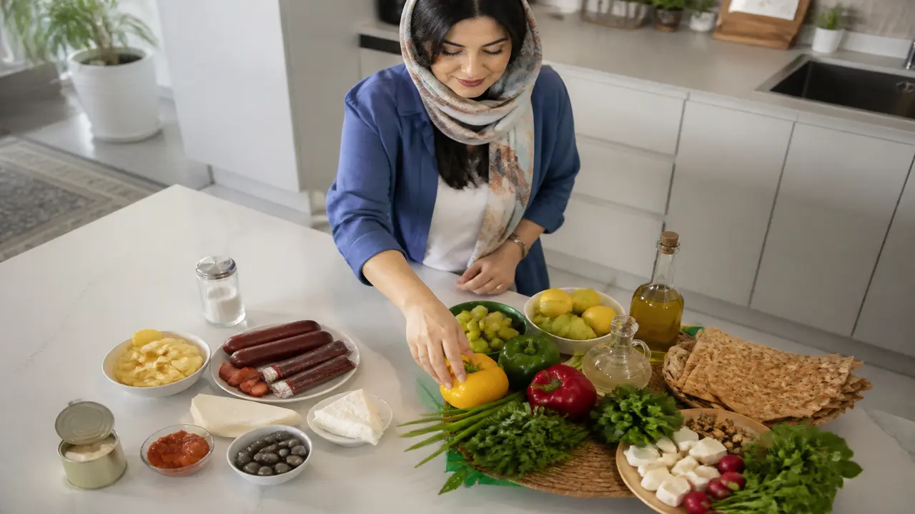 نمونه غذاهای کم‌نمک در رژیم دش