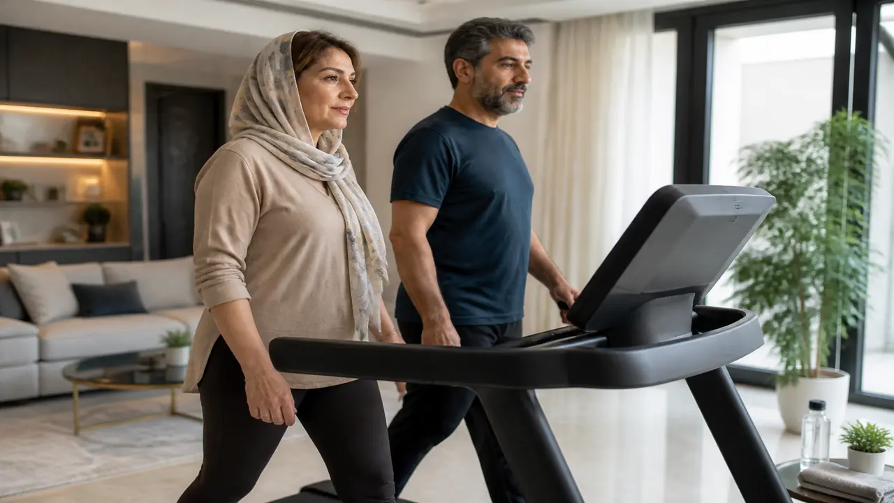 استفاده ایمن از تردمیل برای تقویت قلب و سلامت عمومی