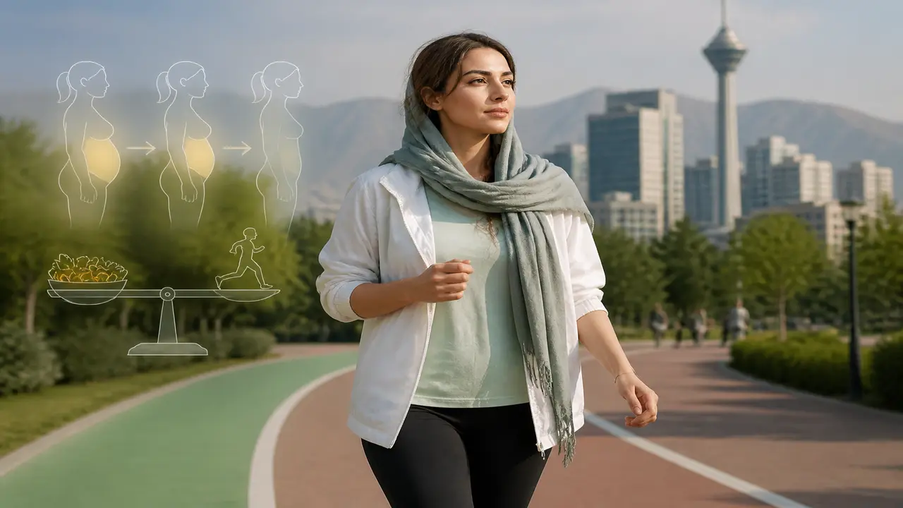نمای کلی از پیاده روی برای لاغری و کاهش چربی